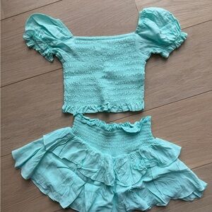 Katie J NYC Aqua Kids Matching Set